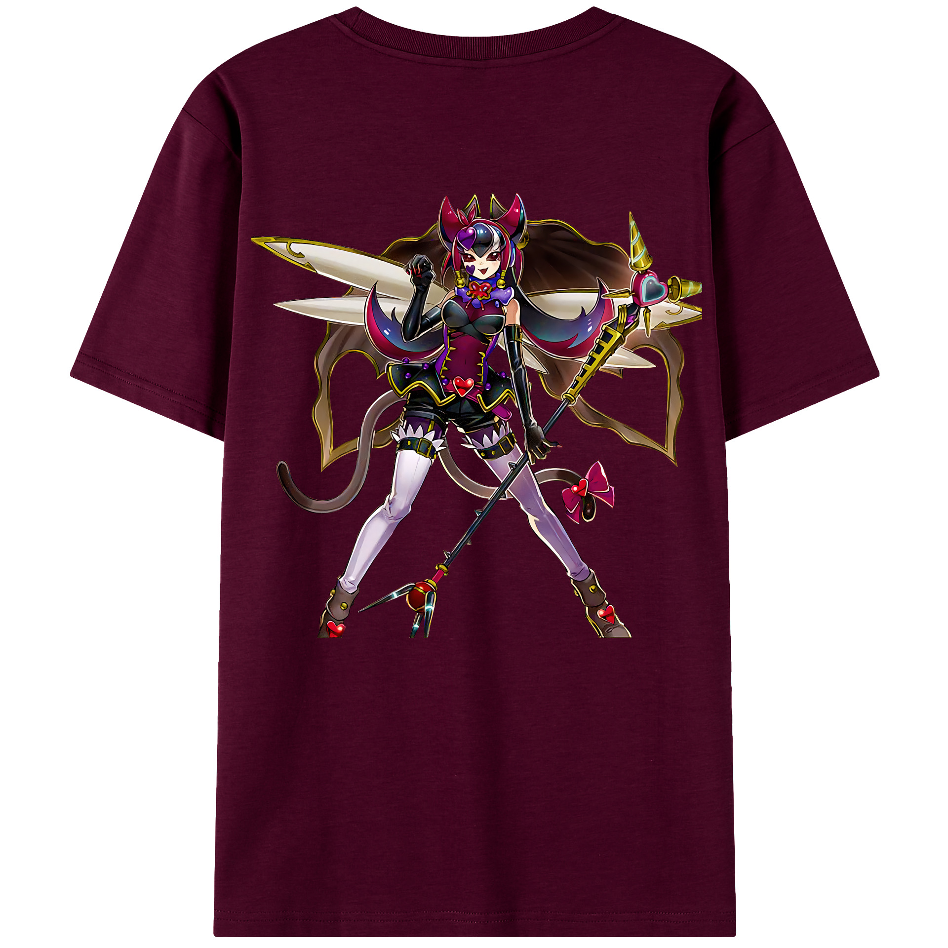 （画像用） 遊☆戯☆王 Yu-Gi-Oh! レディース半袖Tシャツ(バックプリント)